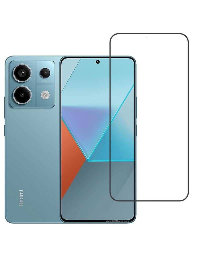 Screen Protector for Xiaomi Redmi Note 13 Pro Tempered Glass Screen Protector Full Screen Coverage Glass 9H Hardness Anti-Fingerprint Scratch Resistant HD Clear for Redmi Note 13 Pro  - Image 5