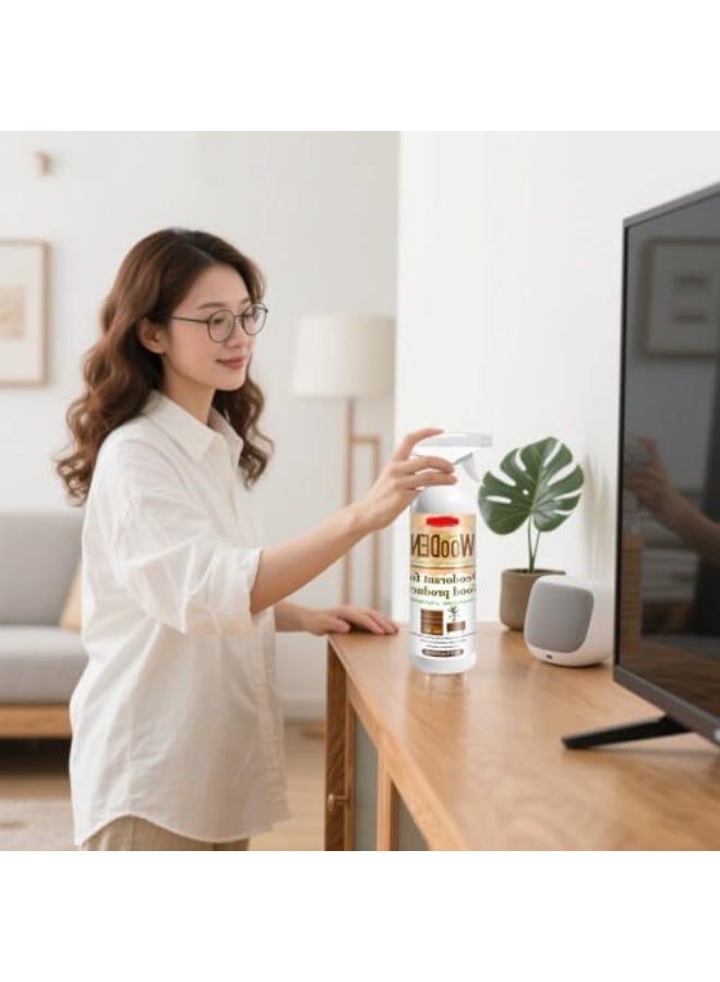 WILLIAM WEIR 500ml Wood Deodorizer & Odor Eliminator for Furniture - Natural Wooden Cabinet, Wardrobe & New Furniture Freshener - Formaldehyde & Paint Smell Remover for Solid Wood, Plywood & Timber - Image 2