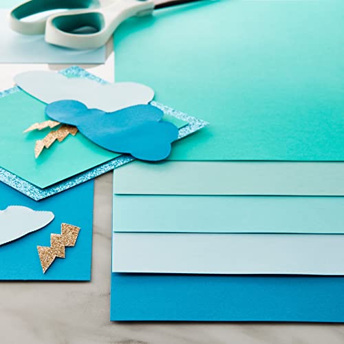 Recollections 50 Sheets 8.5” x 11” Blue Ombre Cardstock Paper by Recollections - Acid and Lignin Free Paper for Scrapbooks, Arts & Crafts - 1 Pack - Image 2