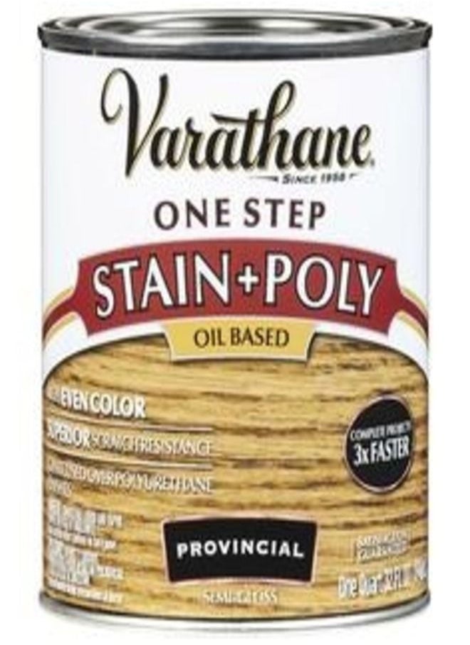RUST-OLEUM Varathane Oil Based Stain And Polyurethane Provincial Quart 