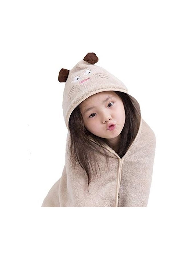 NIBEMINENT Animal Face Design Soft Hooded Towel - Image 2