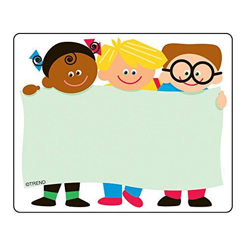 TREND enterprises, Inc. Self Adhesive Name Tags, TREND Kids, 2-1/2" x 3", 36 count - Image 1