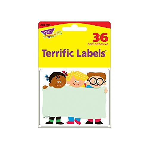 TREND enterprises, Inc. Self Adhesive Name Tags, TREND Kids, 2-1/2" x 3", 36 count - Image 2