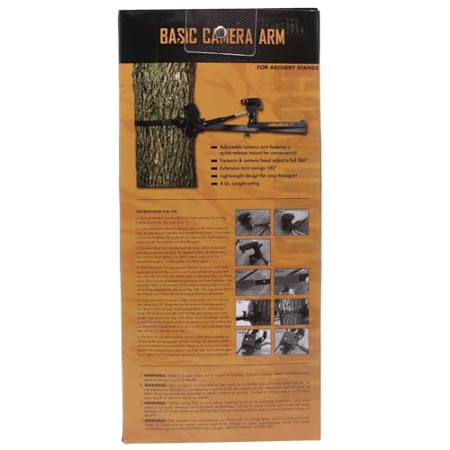 Muddy Basic Trail Camera Arm with Pan Head for Precision Game Cam Positioning - Image 5