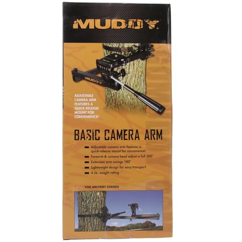 Muddy Basic Trail Camera Arm with Pan Head for Precision Game Cam Positioning - Image 4