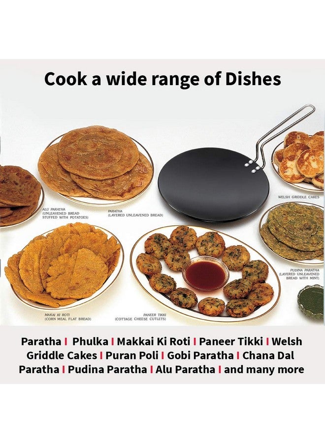 Hawkins Futura 26 cm Tava, Hard Anodised Tawa with Stainless Steel Handle, Extra Thick Tawa, Black (AT26X) - Image 5