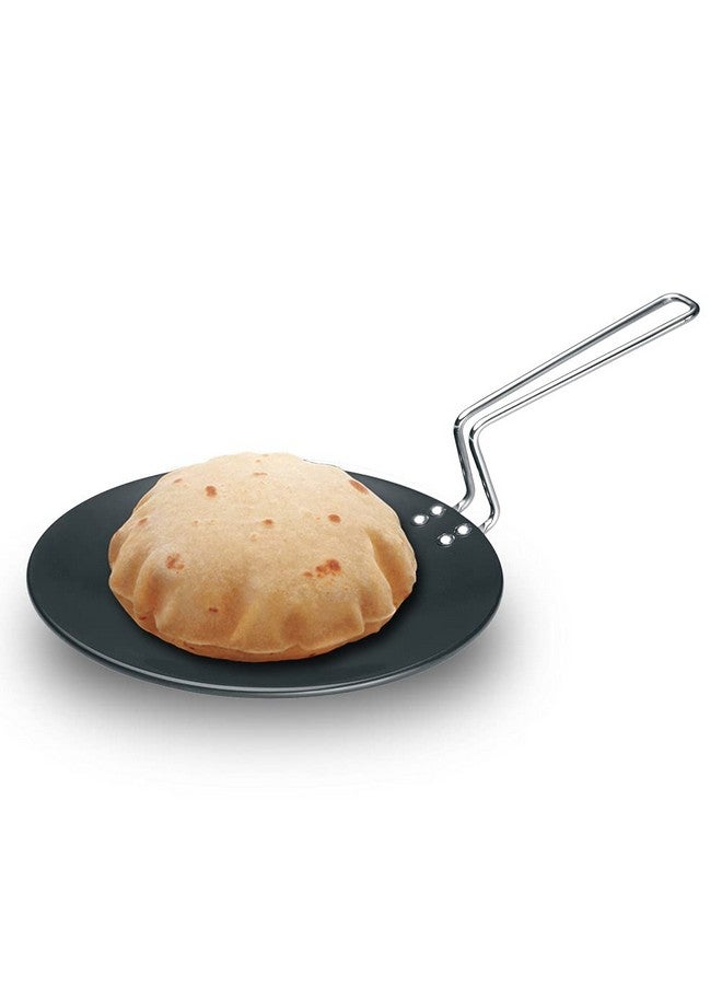 Hawkins Futura 26 cm Tava, Hard Anodised Tawa with Stainless Steel Handle, Extra Thick Tawa, Black (AT26X) - Image 1