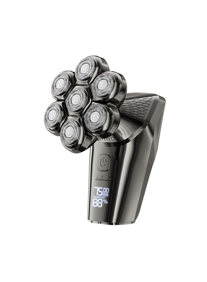 Electric Shaver Seven-blade Men's Rechargeable Washable Electric Bald Hair Clipper Bald Artifact Razor - Image 5