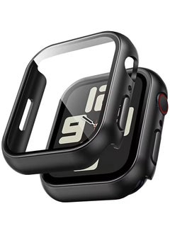 TWEGGON Apple Watch Case Series 10 46MM, Protection Case with Builtin Tempered Glass Case for Apple Watch Series 10 46mm Black  - Image 4