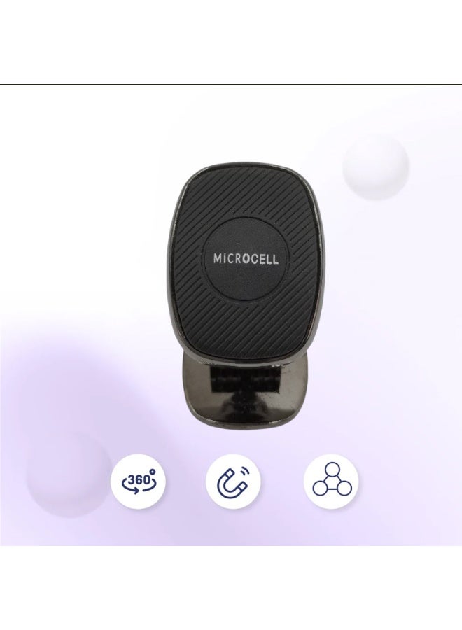 Microcell A024 Super Magnetic Car Phone Mount Holder - 360° Rotation Dashboard Clip for Safe, Hands-Free Navigation - Image 4