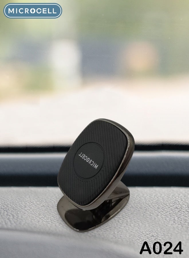 Microcell A024 Super Magnetic Car Phone Mount Holder - 360° Rotation Dashboard Clip for Safe, Hands-Free Navigation - Image 1