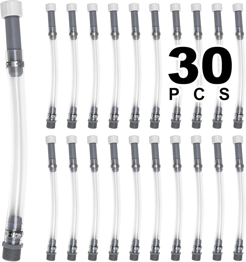 mapleza 30 PCS Fuel Jug Hose Perfect for LC2 Jugs Gas Can Hoses Replacement Racing VP Fuel Jug Hose Gas Can Nozzle Suitable for 3/5/5.5 Gallon Jugs - Image 1