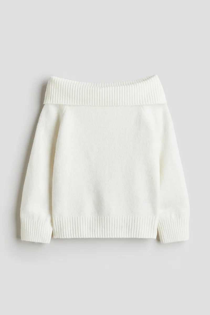 H&M Off-the-shoulder jumper