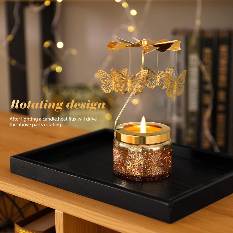 Curimama Mothers Day Gifts for Mom, Butterfly Candle Gifts for Women, Unique Birthday Gift for Women Mama Sister, Best Mom Gift for Grandma, Mother in Law, Rotatable Scented Candles Presents for Easter - Image 3