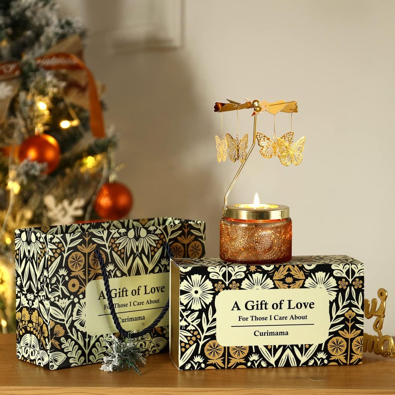 Curimama Mothers Day Gifts for Mom, Butterfly Candle Gifts for Women, Unique Birthday Gift for Women Mama Sister, Best Mom Gift for Grandma, Mother in Law, Rotatable Scented Candles Presents for Easter - Image 4