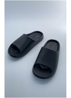 Miniso Enjoy all-day comfort with these black coconut cushioned thick slippers, size 39-40. 