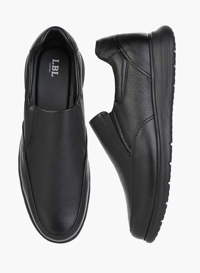 LBL by Shoexpress Men Leather Slip-On Loafers - Image 1