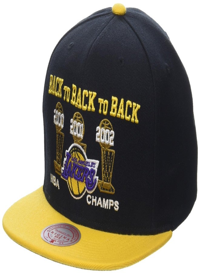 Mitchell & Ness Snapback Cap - Los Angeles Lakers 2000-2003 - One Size - Image 1
