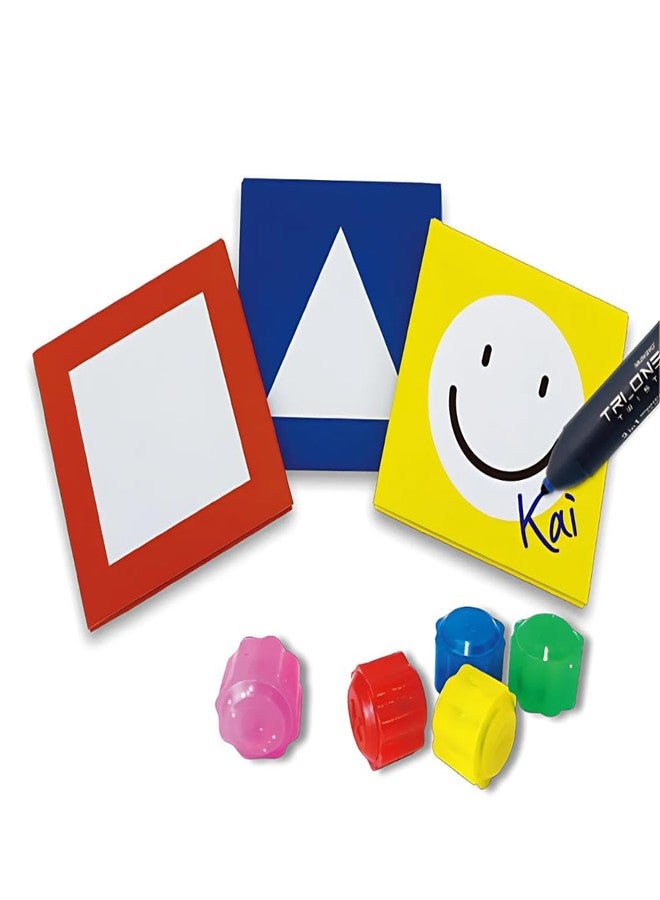 MUNGYO Ttakji & Gonggi Korean Traditional Game Set - Includes 8 Colorful Ttakji, 10 Gonggi Jacks, Multicolor Marker & Glue Stick - Classic Indoor & Outdoor Fun Game Set - Image 3