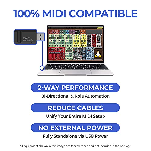 CME WIDI Bud Pro - Bluetooth MIDI Interface for iOS, macOS, Windows, Android, ChromeOS, Linux - Plug, Pair & Play - No drivers - Ultra low 3ms latency for computer/laptop/mobile device - Image 5