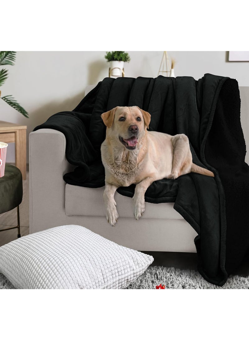 Utopia Bedding Sherpa Bed Blanket King Size Grey 480GSM Plush Blanket Fleece Reversible Blanket for Bed and Couch (90x102 Inches) - Image 3