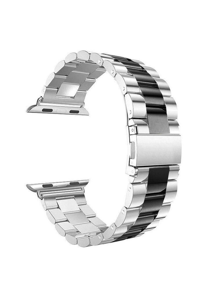 Generic - Stainless Steel Metal Bracelet Watch Band Strap Apple Smart Watch Series SE - 42/44mm - Image 1