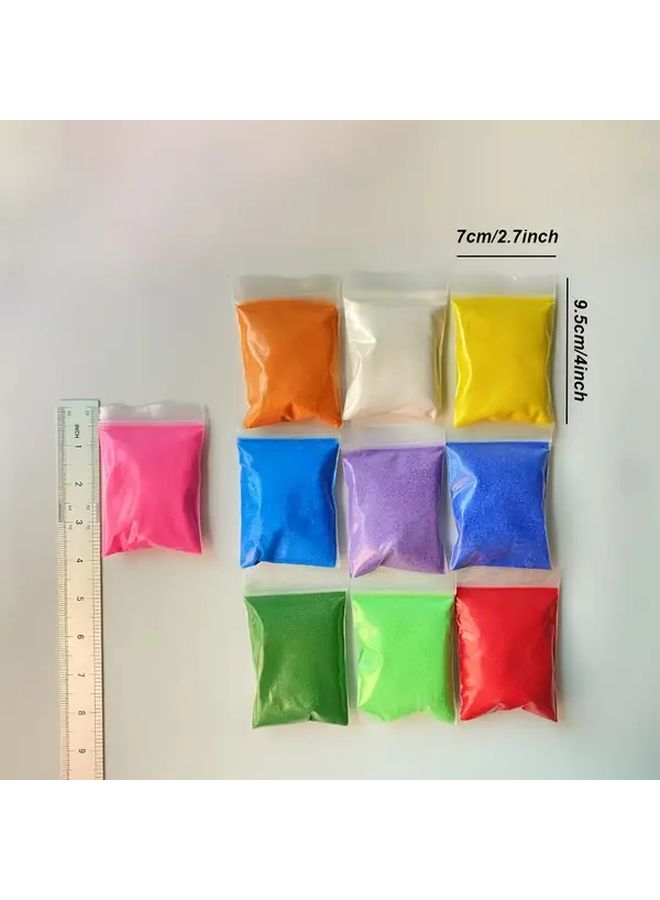 10 Color Sand Art Set 100g Per Color 1000g Total DIY Painting Craft - Image 2