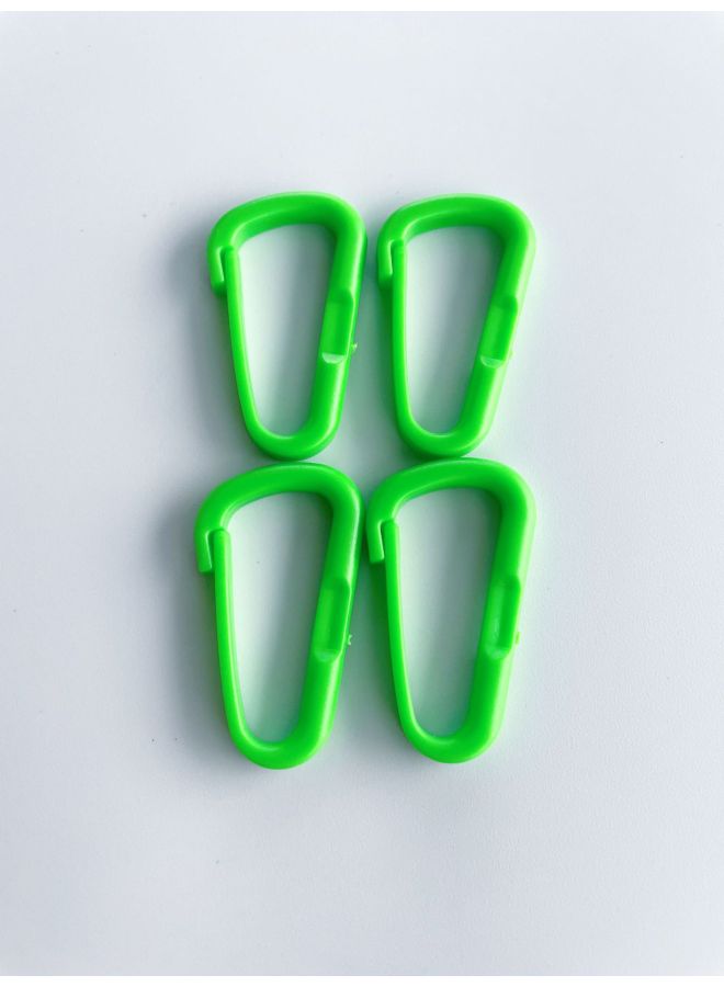 Loquat 220mm Tadpole Self-locking Data Cable Tie Storage Belt DIY Keychain Jewelry Blind Box Fashion Play Pendant Manufacturer-Color:Green Keychain - Image 1