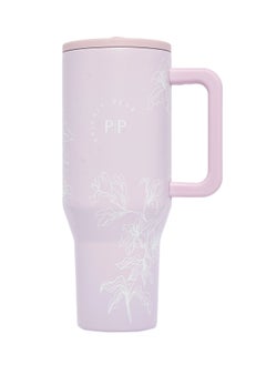 Prickly Pear Stainless Steel Water Bottle 40 Oz Hydrator Floral Pink  - Image 2