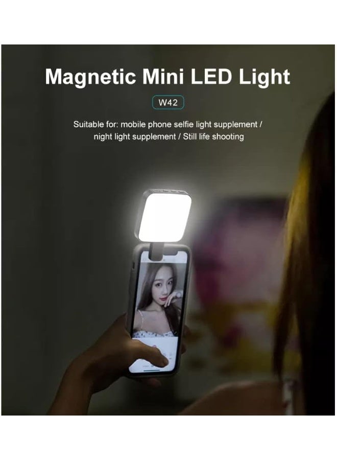 Magnetic Selfie Light, Adjustable Rechargeable LED Fill Light for iPhone 12/13/14 Series, Compatible with Live Stream, Makeup, TikTok, Video  - Image 2