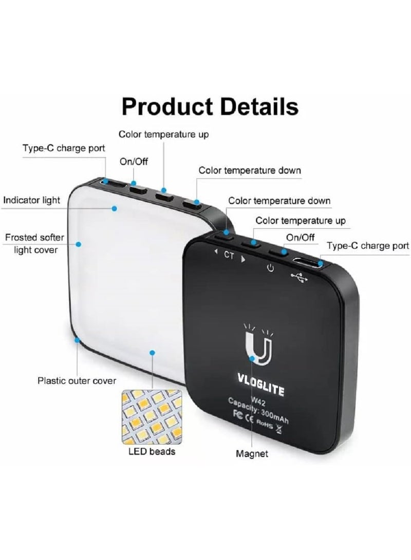 Magnetic Selfie Light, Adjustable Rechargeable LED Fill Light for iPhone 12/13/14 Series, Compatible with Live Stream, Makeup, TikTok, Video  - Image 5