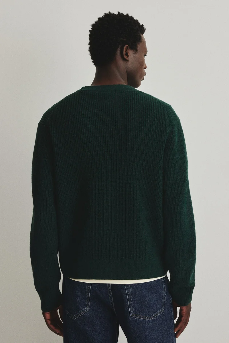 H&M  Regular Fit Wool cardigan for Men | Best Price UAE
