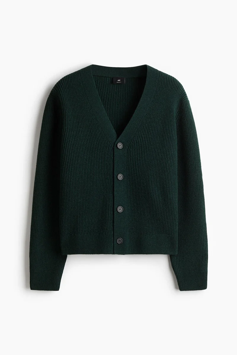 H&M  Regular Fit Wool cardigan for Men | Best Price UAE