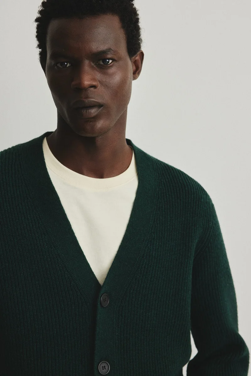 H&M  Regular Fit Wool cardigan for Men | Best Price UAE