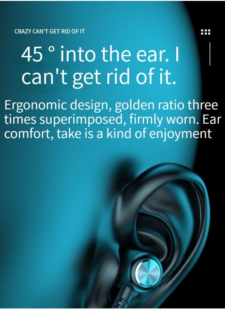 Generic Wireless bluetooth headset sports binaural in-ear neck hanging neck headset super long standby battery life pink  - Image 3