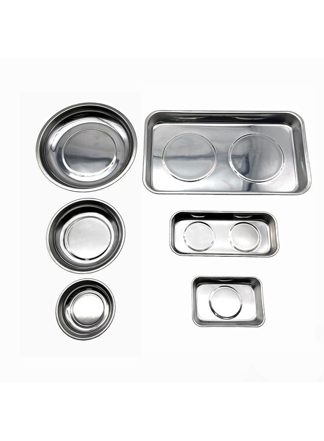 Magnetic Tray Holder 3pc,for Socket Screw Nuts Bolts Metal Parts,Extra Strong Magnet,Thickened Tray,Stainless Steel - Image 3