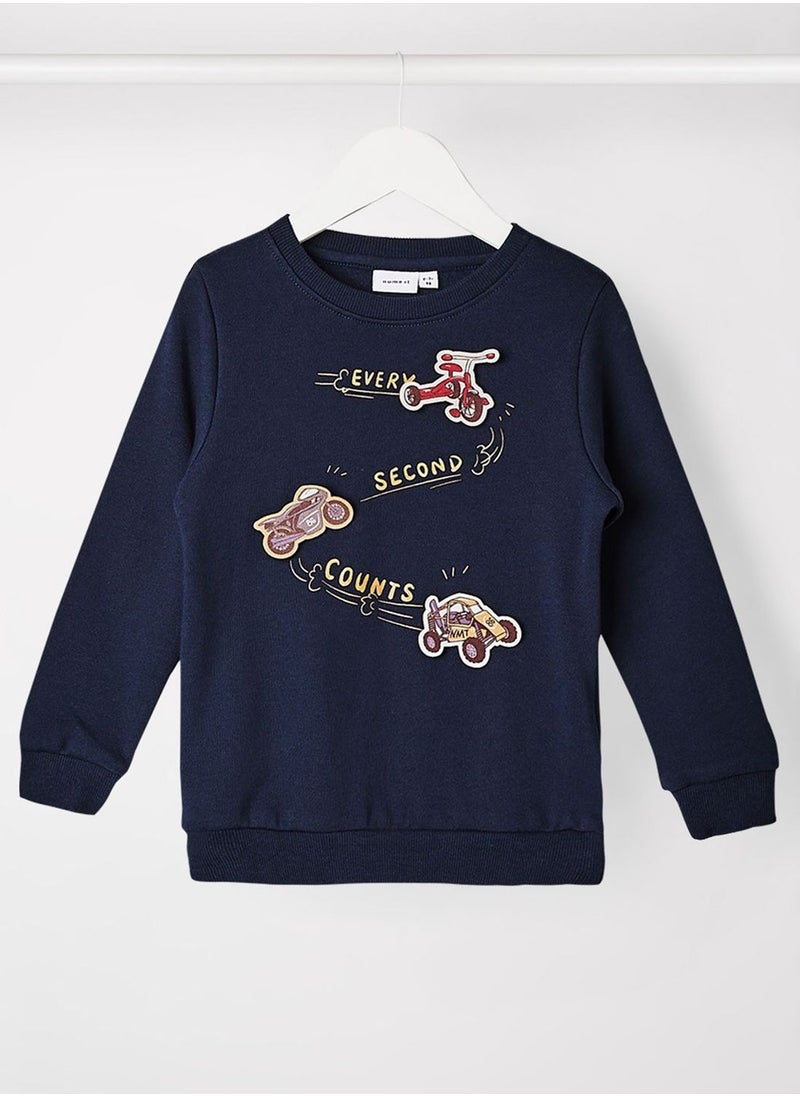 NAME IT - Infant Front Applique Sweatshirt - Image 1