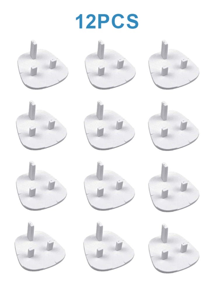 BBMORE 12PCS Baby Safety Socket Plug Cover Set Baby Proofing Plug Covers Suitable for Kids Babies and Schools - Image 1