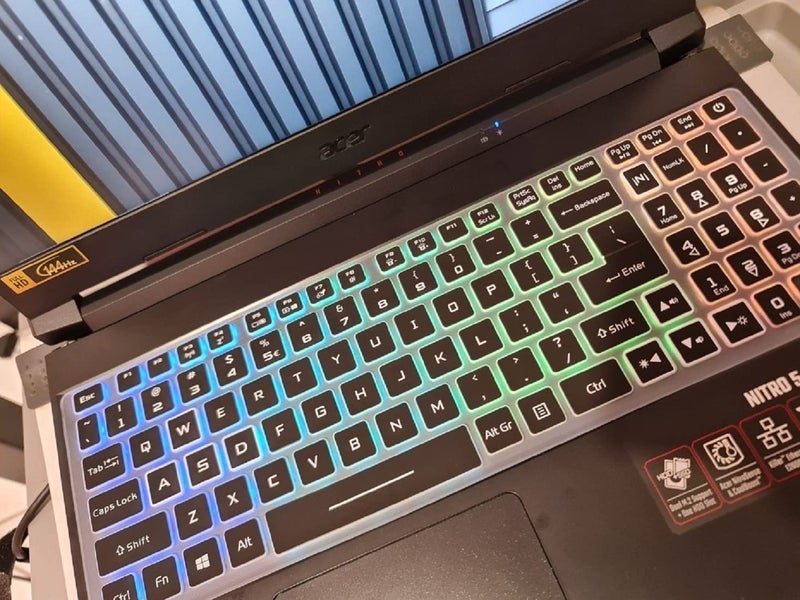RAYA keyboard cover for Acer Nitro 5 series { AN515-45 / AN515-47 / AN515-46 / AN515-47 / AN515-57 / AN515-58 } & Acer Predator Helios 300 keyboard cover { PH315-54 } Gaming Laptop (Silicone Clear) - Image 5