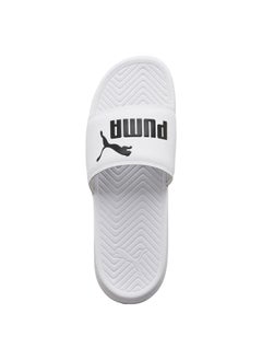 PUMA Popcat Unisex White Slide Sandals  - Image 5