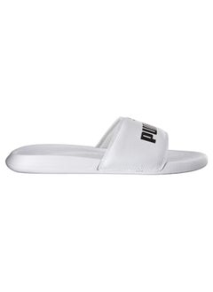 PUMA Popcat Unisex White Slide Sandals  - Image 4