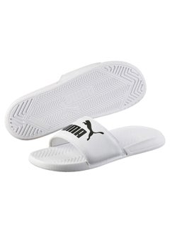 PUMA Popcat Unisex White Slide Sandals  - Image 2
