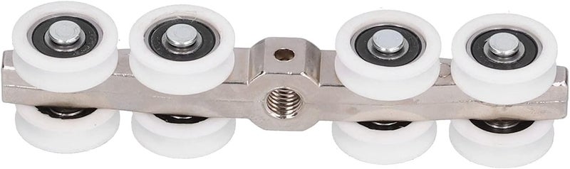 Shower Door Sliding Wheel 22mm Zinc Alloy Pulley Roller Kit, Low - Noise Shower Door Hardware with POM Wheels for Smooth Sliding, Replacement Parts for Frameless Glass - Image 5