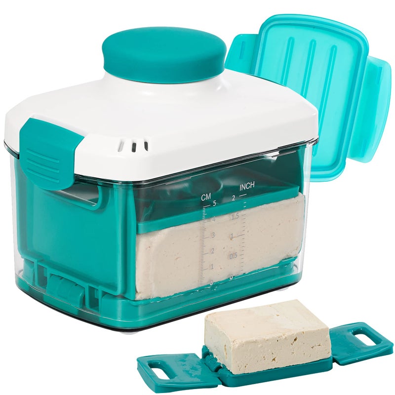 NOYA Adjustable Tofu Press Vegan Tofu Press to Speed up Removing Water from Silken Firm and Extra Firm Tofu in 1030mins without Crack BPA Free