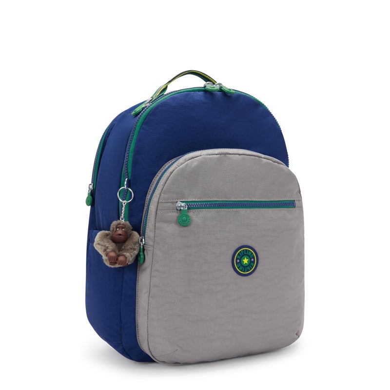 KIPLING KIPLING كيبلن للسيدات حقيبة ظهر لابتوب سيول مقاس 17 بوصة كبيرة جدًا، متينة، فسيحة مع أشرطة كتف مبطنة، وكم واقي مدمج - Image 4