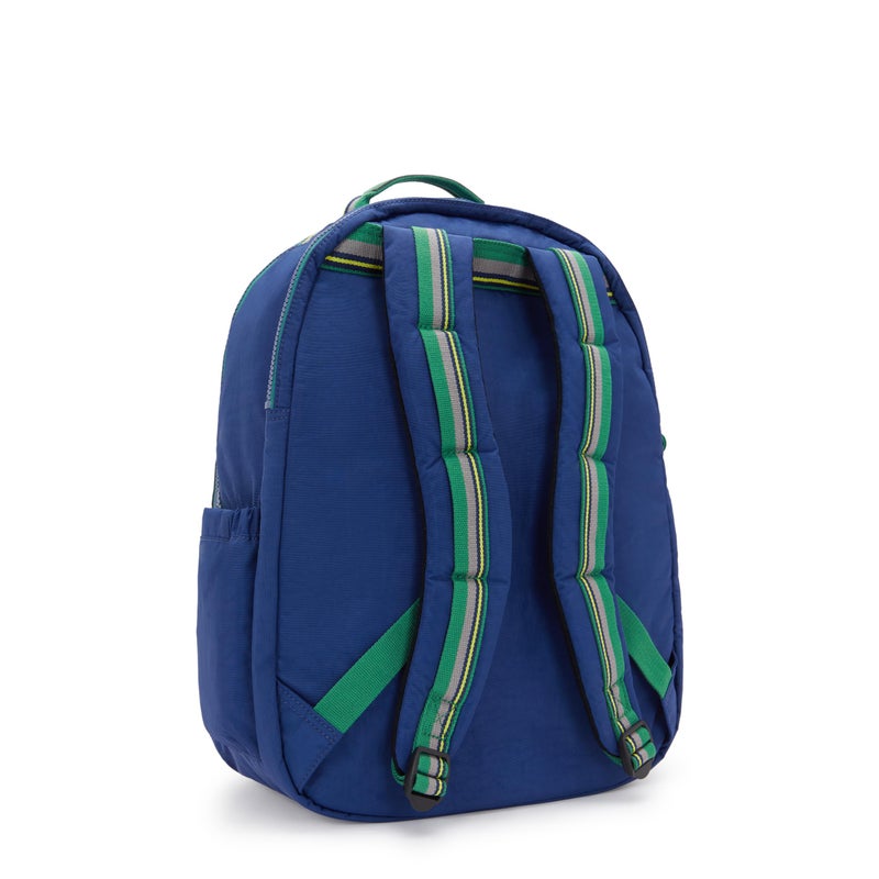 KIPLING KIPLING كيبلن للسيدات حقيبة ظهر لابتوب سيول مقاس 17 بوصة كبيرة جدًا، متينة، فسيحة مع أشرطة كتف مبطنة، وكم واقي مدمج - Image 2