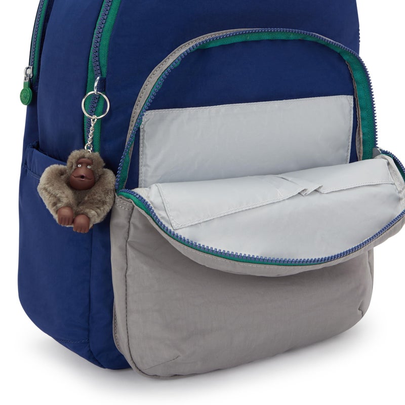 KIPLING KIPLING كيبلن للسيدات حقيبة ظهر لابتوب سيول مقاس 17 بوصة كبيرة جدًا، متينة، فسيحة مع أشرطة كتف مبطنة، وكم واقي مدمج - Image 5