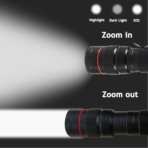 Wrrozz Flashlight Rechargeable 2 Pack, High Lumens LED flahlight, Super Bright Small Flash Light, Mini Pocket Pen Light with Clip, EDC Portable Keychain Flashlights for Camping, Emergencies, Home - Image 5