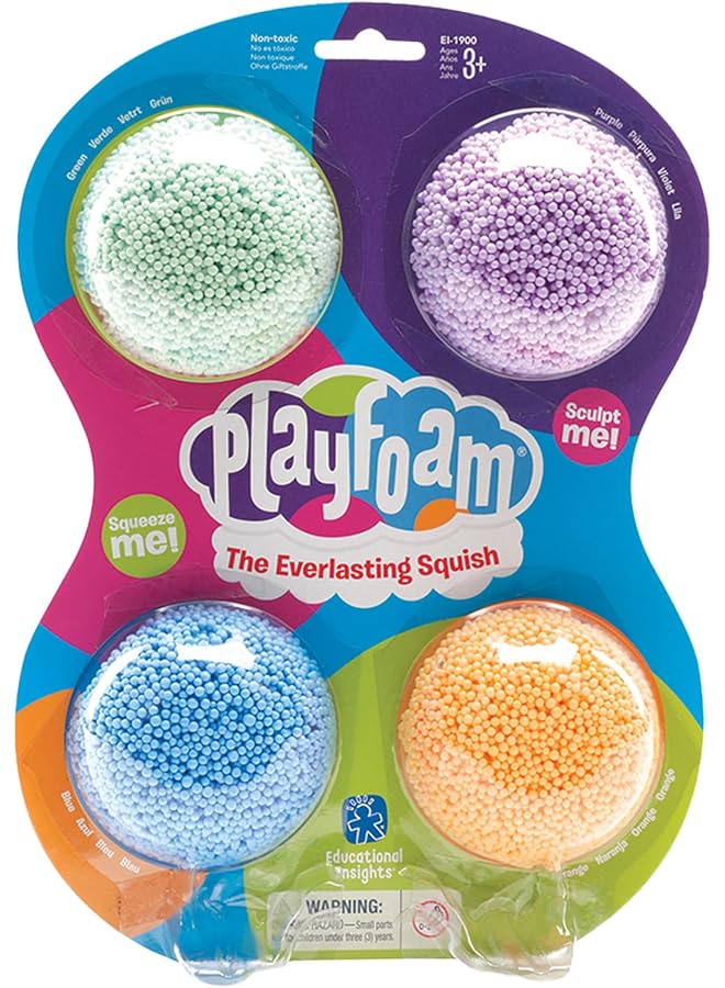 Learning Resources Educational Insights Ei 1900 Playfoam Classic 4 Pack - Image 1