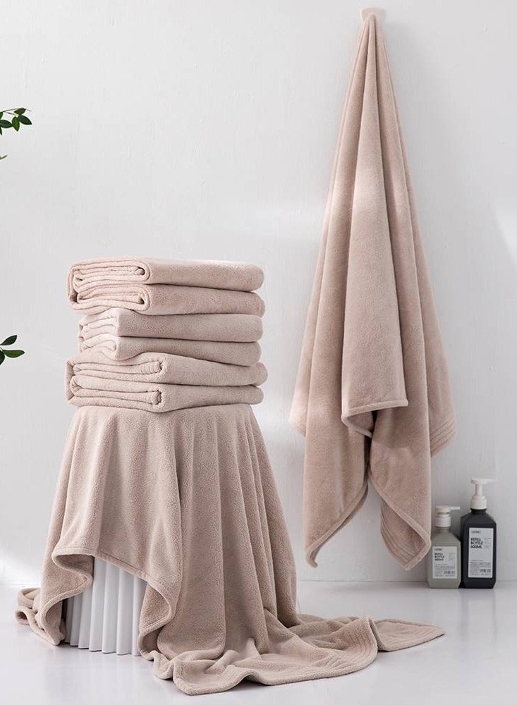 Reefi beige Extra-Large Towel (180×90 cm)